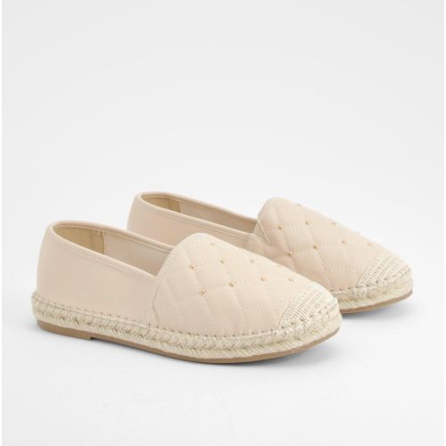 Espadrilles Matelassées Et Cloutées - 36 - boohoo - Modalova