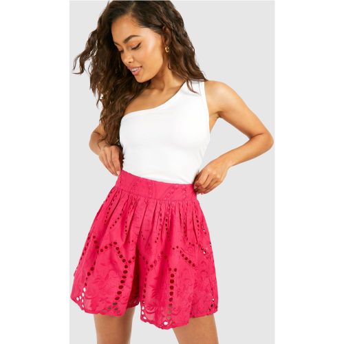Short Brodé - Rose - 36, Rose - boohoo - Modalova