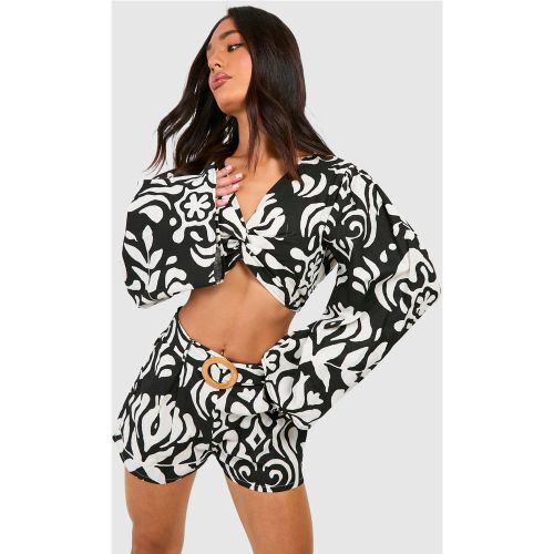 Petite" - Short À Ceinture - 44 - boohoo - Modalova