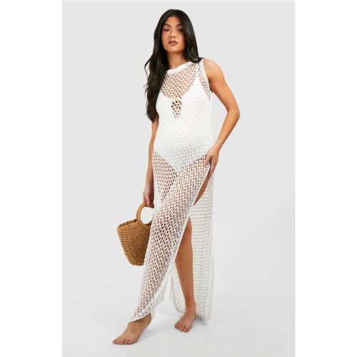 Maternité - Robe De Grossesse Longue De Plage En Crochet - 38 - boohoo - Modalova