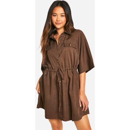Robe Chemise Utilitaire - 36 - boohoo - Modalova