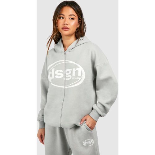 Sweat À Capuche Oversize À Slogan Dsgn Studio - S - boohoo - Modalova