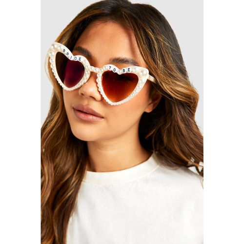 Lunettes De Soleil Perlées - One Size - boohoo - Modalova