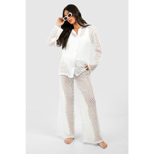 Maternité - Ensemble De Plage Large En Crochet - 36 - boohoo - Modalova
