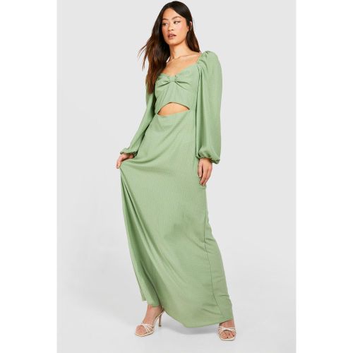Tall" - Robe Longue Froncée Texturée - 36 - boohoo - Modalova