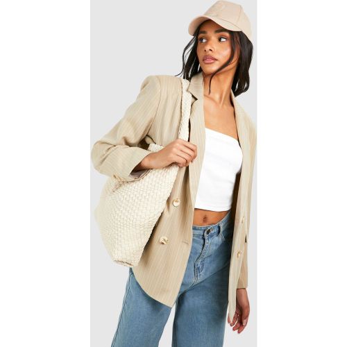 Tall" - Blazer De Costume Oversize À Rayures - 38 - boohoo - Modalova