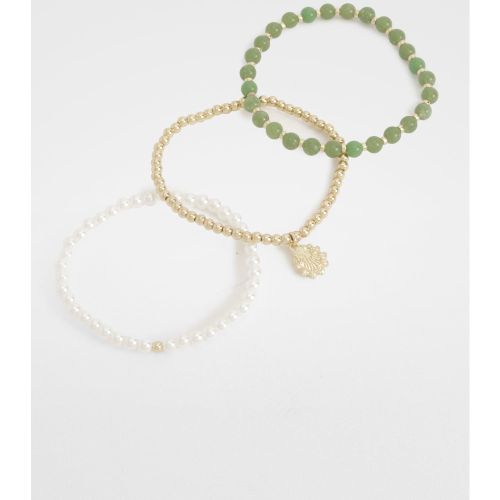 Lot De Bracelets En Perle - One Size - boohoo - Modalova
