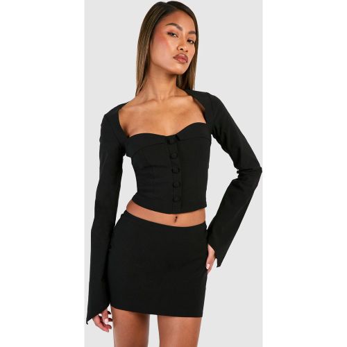 Mini-Jupe Taille Basse - 34 - boohoo - Modalova