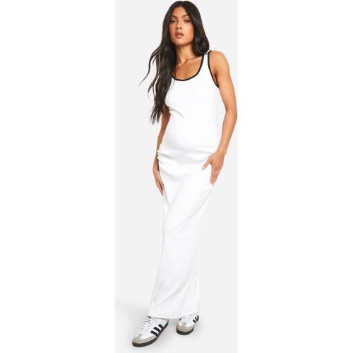 Maternité - Robe Longue De Grossesse À Col Rond - 36 - boohoo - Modalova