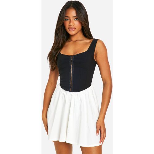 Robe Corset Patineuse - 36 - boohoo - Modalova