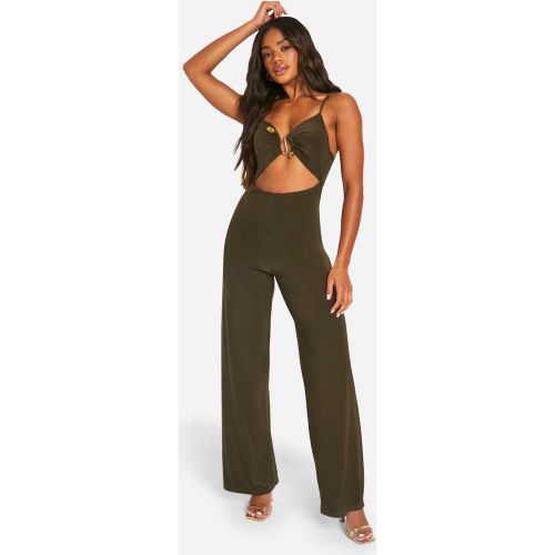 Combinaison Large Froncée Soyeuse - 36 - boohoo - Modalova