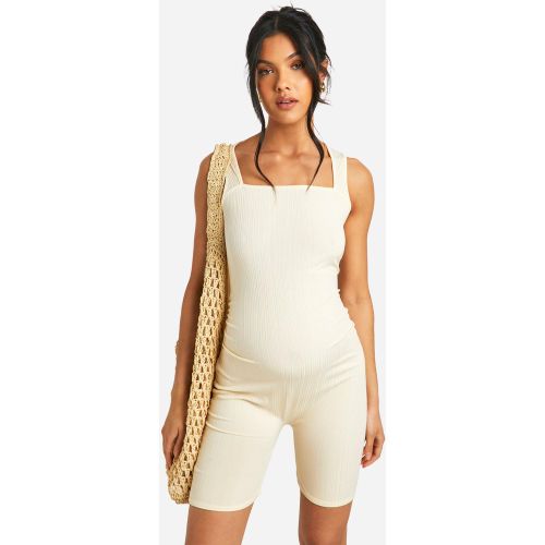 Maternité - Combishort De Grossesse Sans Manches - 36 - boohoo - Modalova