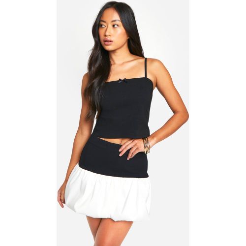 Jupe-Short Bouffante Contrastante - 34 - boohoo - Modalova
