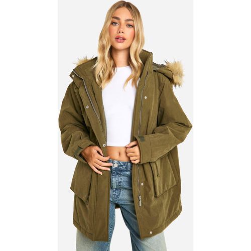 Parka À Capuche - 40 - boohoo - Modalova