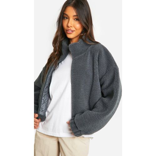 Bomber Oversize Imprimé - 36 - boohoo - Modalova