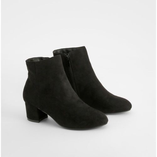 Bottines Basiques À Talon Carré - 37 - boohoo - Modalova