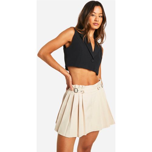 Tall" - Jupe-Short Plissée À Boucles - 42 - boohoo - Modalova
