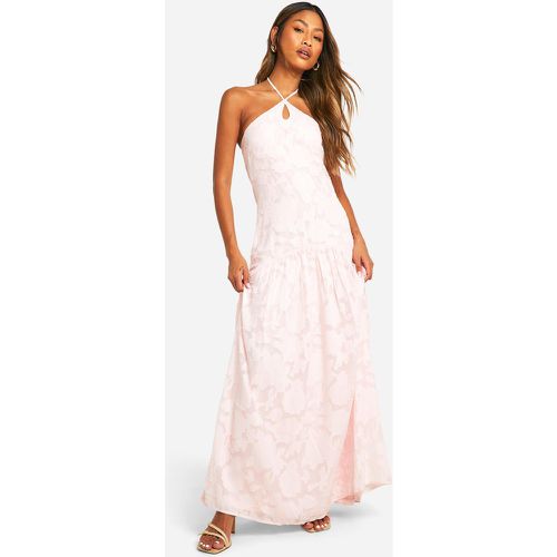 Robe Longue Fleurie Dos Nu - boohoo - Modalova