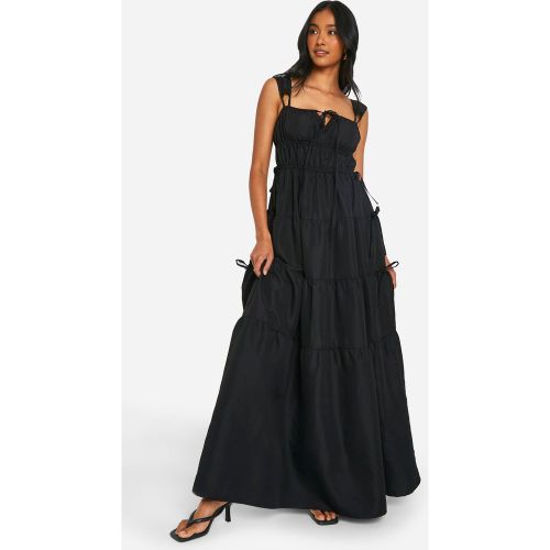 Robe Longue Froncée - 36 - boohoo - Modalova