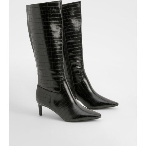 Bottes Hautes Pointues À Talon - 37 - boohoo - Modalova
