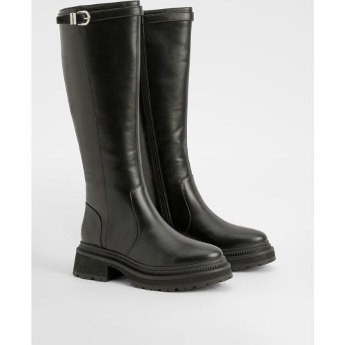 Bottes Hautes À Plateforme - 36 - boohoo - Modalova