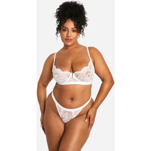 Soutien-Gorge En Dentelle À Armatures - 34Dd - boohoo - Modalova