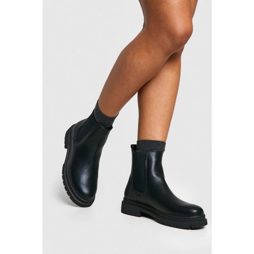 Bottines Chelsea Basiques À Plateforme - 36 - boohoo - Modalova