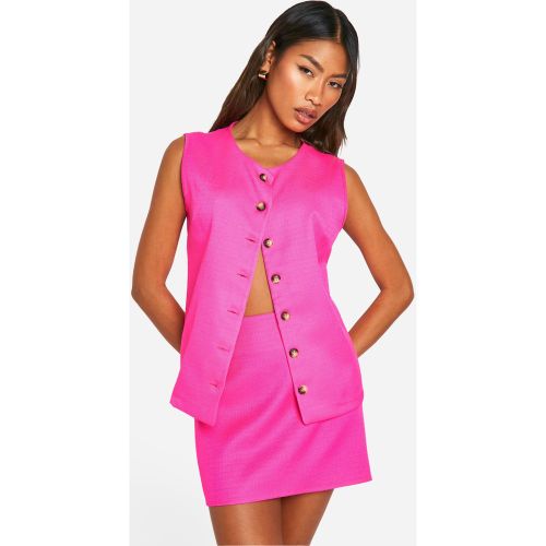 Mini-Jupe Texturé - 34 - boohoo - Modalova