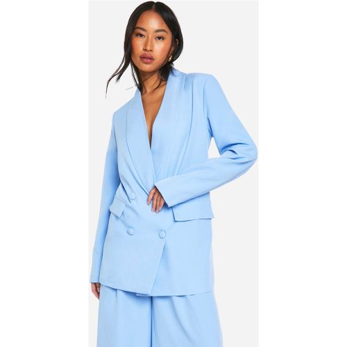 Blazer Long Croisé - 42 - boohoo - Modalova