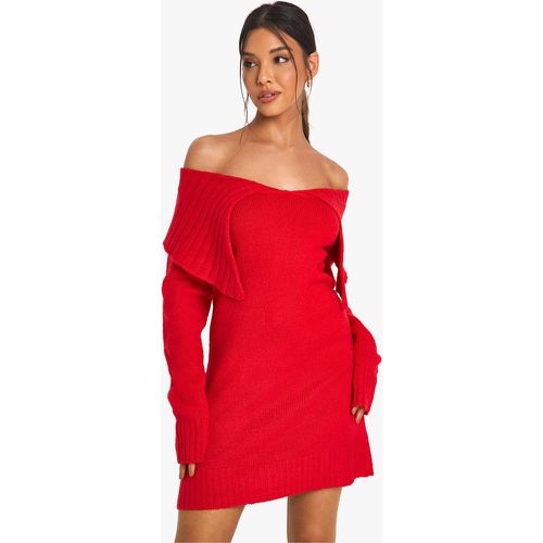 Robe Pull Oversize À Épaules Dénudées - L - boohoo - Modalova