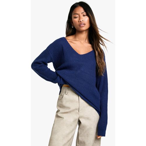 Pull Basique À Col En V - L - boohoo - Modalova