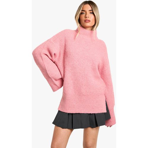 Pull Oversize À Col Montant - L - boohoo - Modalova