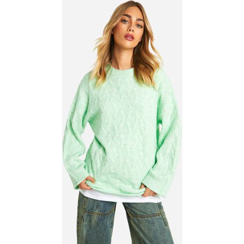 Pull Oversize En Maille Douce - M - boohoo - Modalova