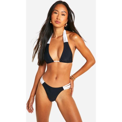 Bikini Color Block À Bretelles - 42 - boohoo - Modalova