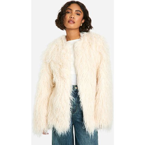 Tall" - Manteau En Fausse Fourrure - 38 - boohoo - Modalova