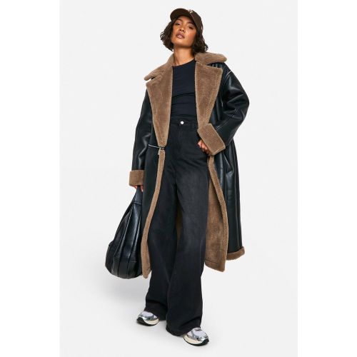 Tall" - Veste Aviateur 4 En 1 Détachable - 34 - boohoo - Modalova