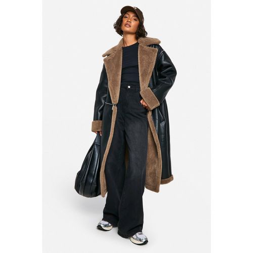 Tall" - Veste Aviateur 4 En 1 Détachable - 38 - boohoo - Modalova