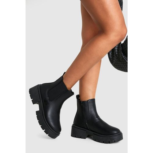 Bottines Montantes À Plateforme - 36 - boohoo - Modalova