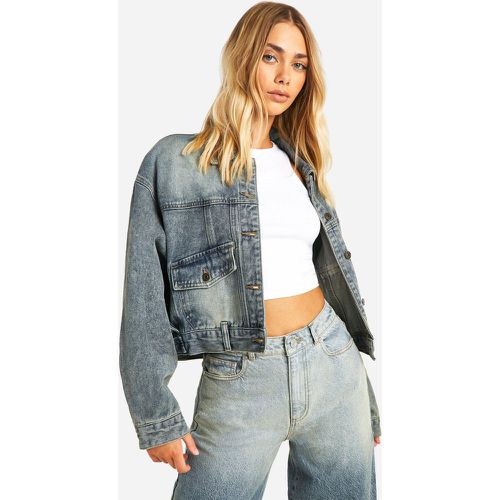 Veste Oversize En Jean - 42 - boohoo - Modalova