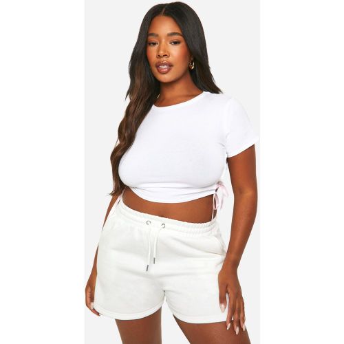 Grande Taille - T-Shirt À Lacets Et Nœud - 44 - boohoo - Modalova