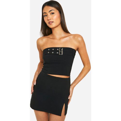 Corset À Double Ceinture - 40 - boohoo - Modalova