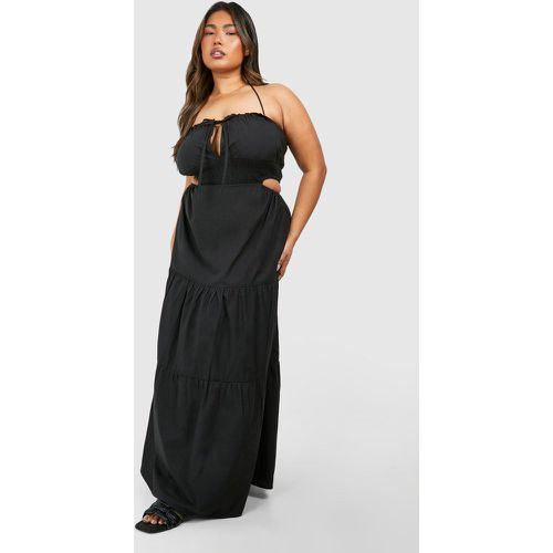 Grande Taille - Robe Longue À Volants Étagés - 44 - boohoo - Modalova