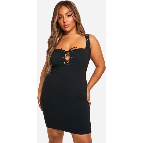 Grande Taille - Robe Moulante Utilitaire À Boucle - 46 - boohoo - Modalova