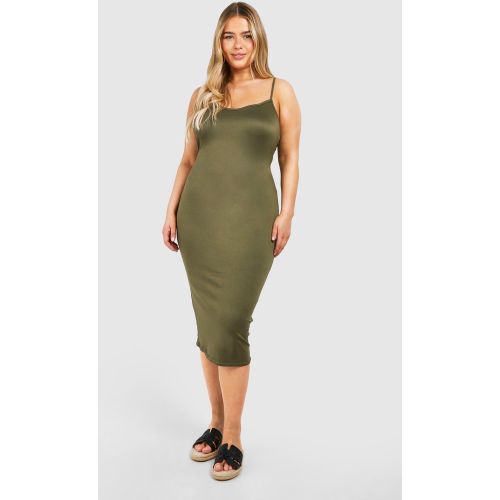 Grande Taille - Robe Mi-Longue Super Douce À Bretelles Croisées - 44 - boohoo - Modalova