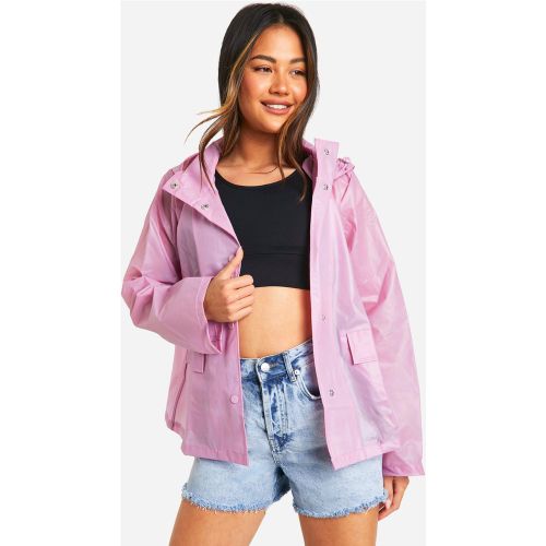 Imperméable Festival À Capuche - 38 - boohoo - Modalova