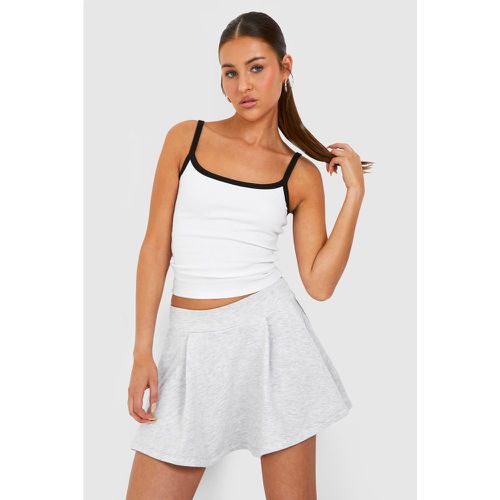 Jupe De Tennis Plissée En Jersey - boohoo - Modalova