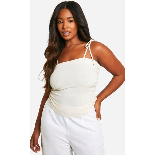 Grande Taille - Body Froncé - 44 - boohoo - Modalova