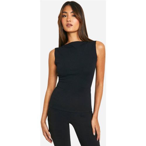Blouse Sans Manches À Col Ouvert - 42 - boohoo - Modalova