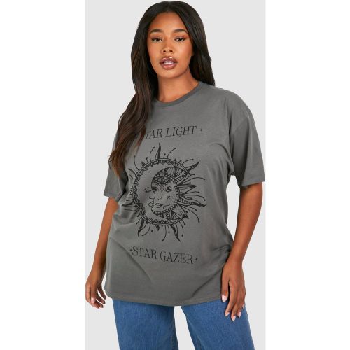 Grande Taille - T-Shirt À Imprimé Étoiles - 44 - boohoo - Modalova