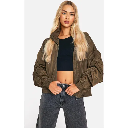Tall" - Imperméable Froncé - 36 - boohoo - Modalova